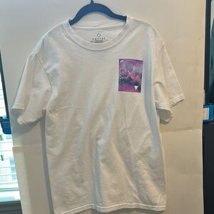Empyre White Tee with Purple Graphic